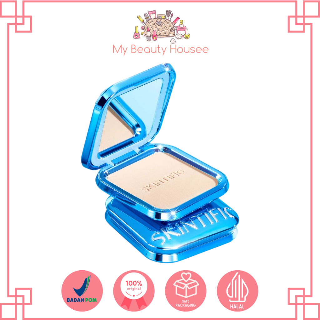 SKINTIFIC ULTRA COVER POWDER FOUNDATION MATTE - BEDAK PADAT