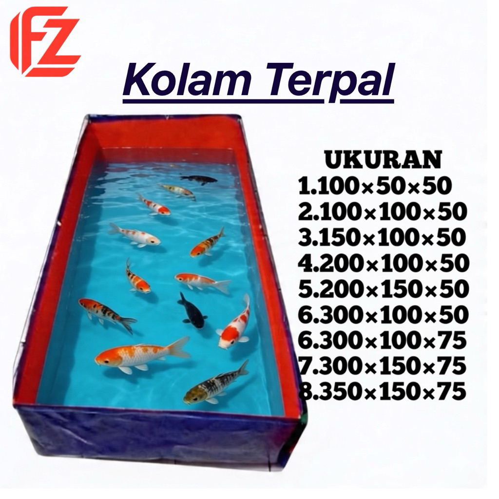 Terpal Anti Bocor Kolam Korea Orchid Lele Nila