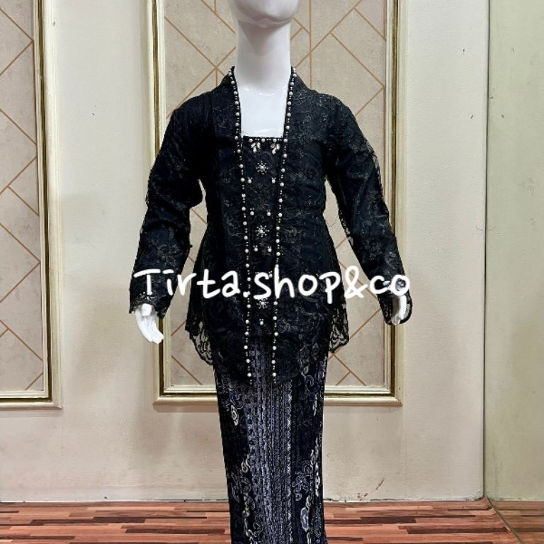 KK Setelan Kebaya Anak Premium Brokat 5-14 Tahun Kebaya kutu baru anak Brokat // Kebaya