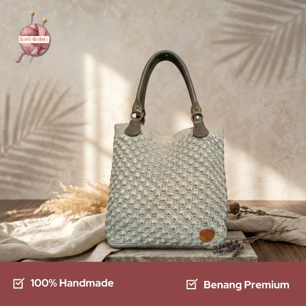 Tas Kerja Abu Acara Formal | Simple Elegan Tas Wanita