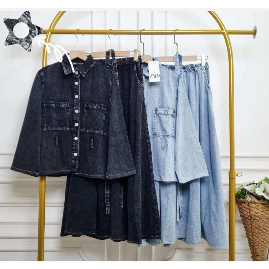 one set rok jeans