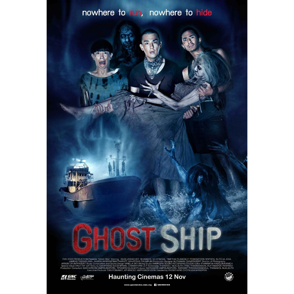 Kaset Film Ghost Ship Drama Horor Thailand
