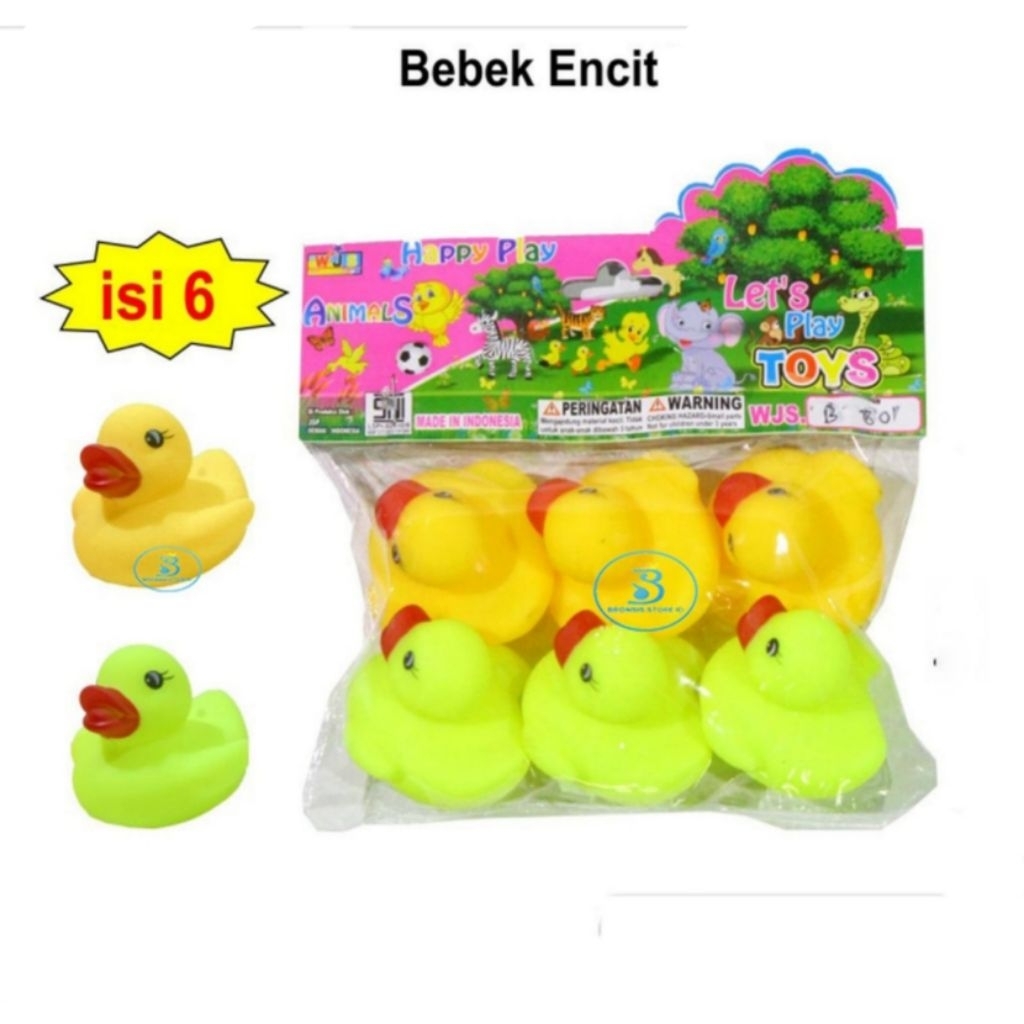 Mainan Anak Bebek Cit Mainan Cit cit Bebek karet Mainan Bebek Renang Bunyi Cit