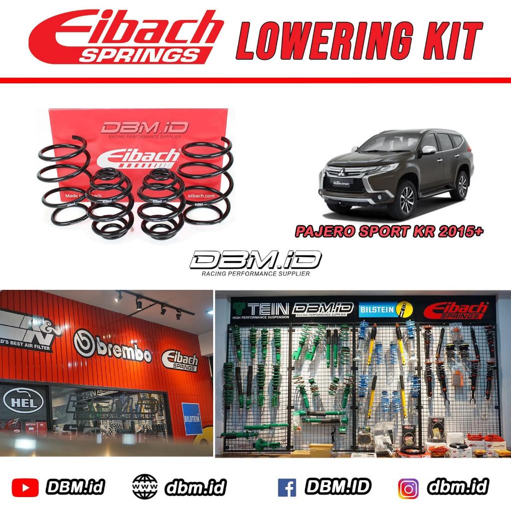 Per Ceper EIBACH Lowering Kit Coil Spring Mitsubishi Pajero Sport ANPS Depan Belakang 1 Set