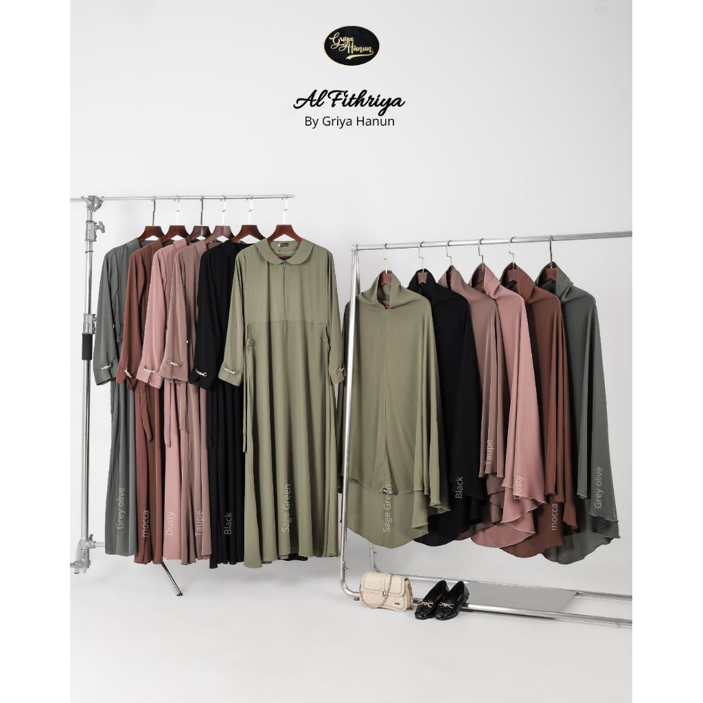 Set Gamis Al Jazeera anti UV griya hanun