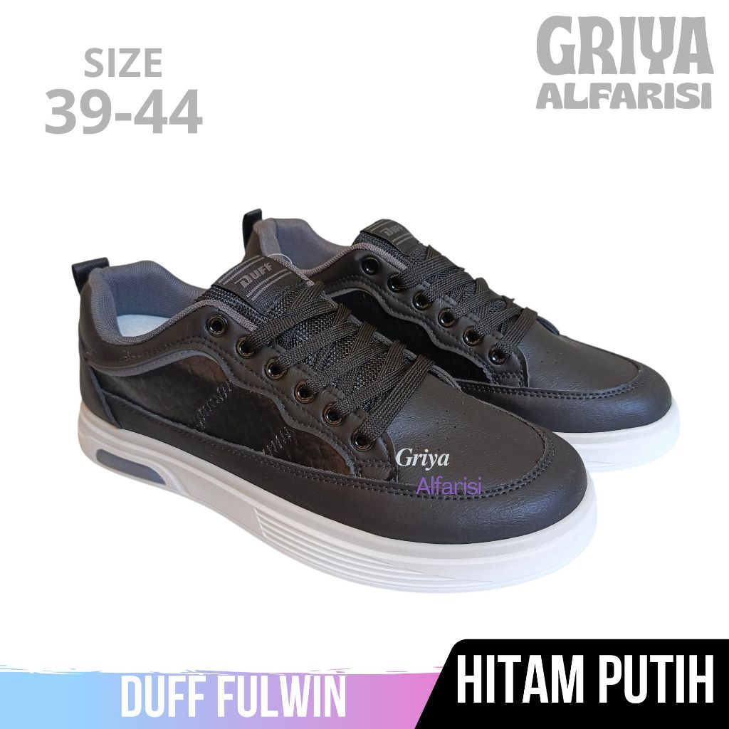 GRIYA ALFARISI-[BISA COD] Sepatu Sekolah DUFF FULWIN Hitam