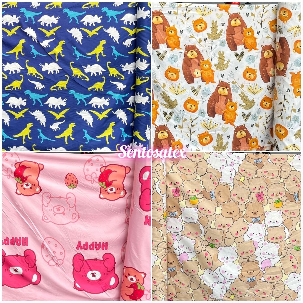 Kain Katun Disperse Polimikro Bahan Kain Sprei dan Gorden