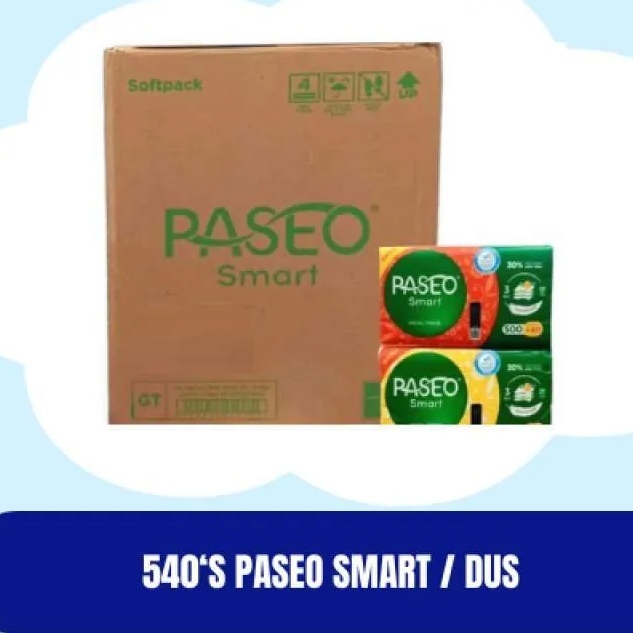 PASEO 1 Dus Tissue Smart 540 (500 + 40) 3 Ply Isi 48 Pcs