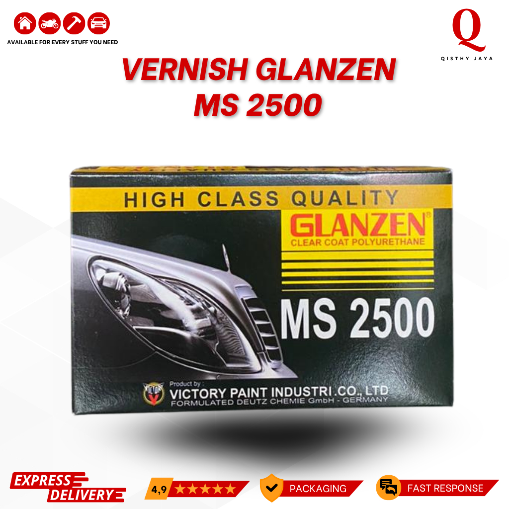 Clear Vernish Blinken MS 2500 | Clear Coat PU Mobil & Motor High Glos