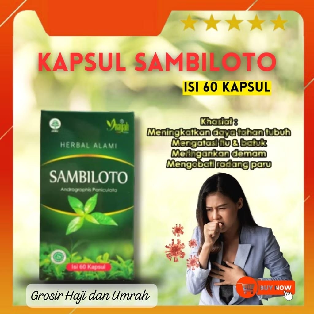 Kapsul Sambiloto Inayah || Sambiloto 100% ORIGNAL INAYAH | 60 Kapsul