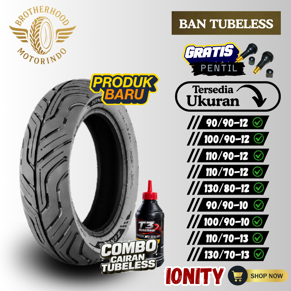 BAN ZENEOS IONITY TUBBLES (90/90-10 / 100/90-10 / 100/90-12 / 110/90-12 / 110/70-12 / 130/80-12) (11