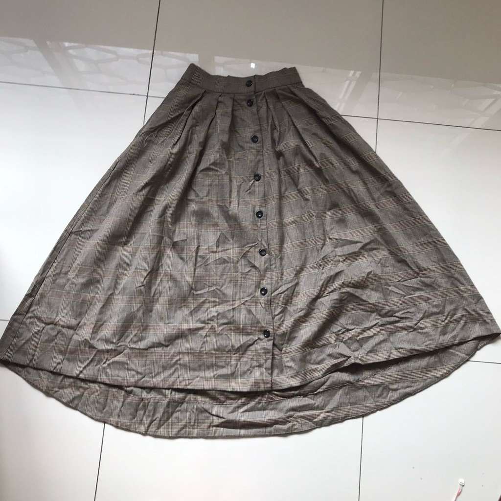 rok vintage rok megar rok tartan rok lucu rok asimeteis rok motif kotak rok jepang rok korea rok kan