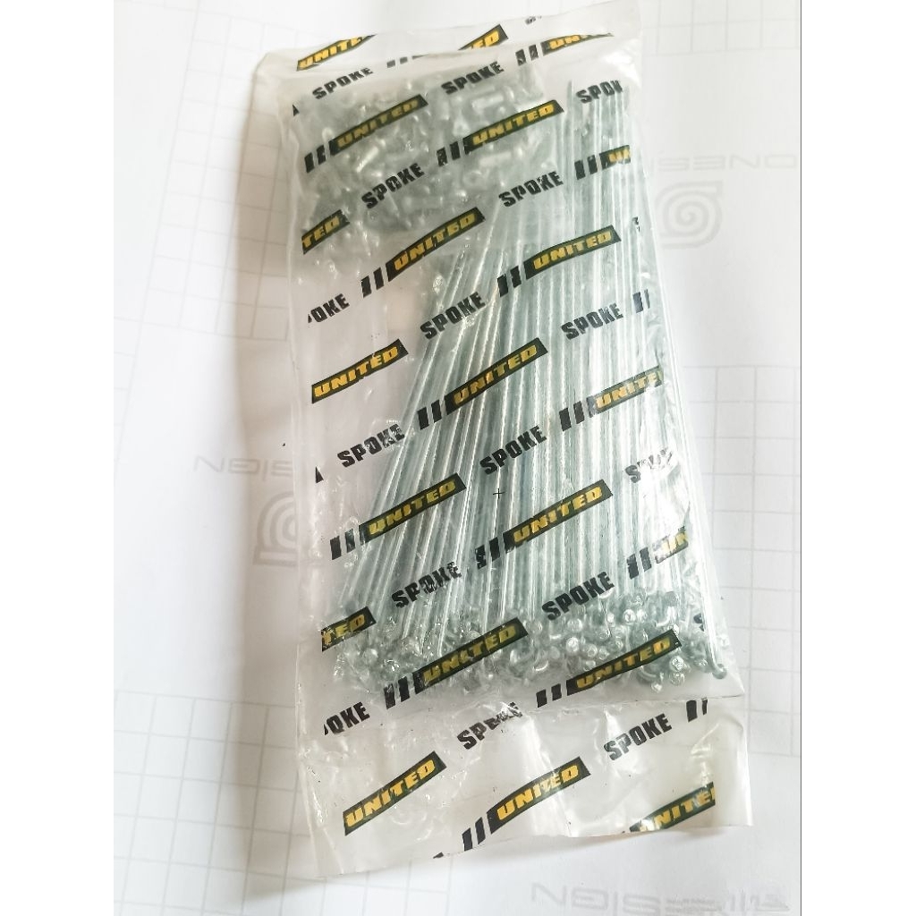 Jari Jari Sepeda 16 inch Ruji Spoke dan Nipple 20 pcs