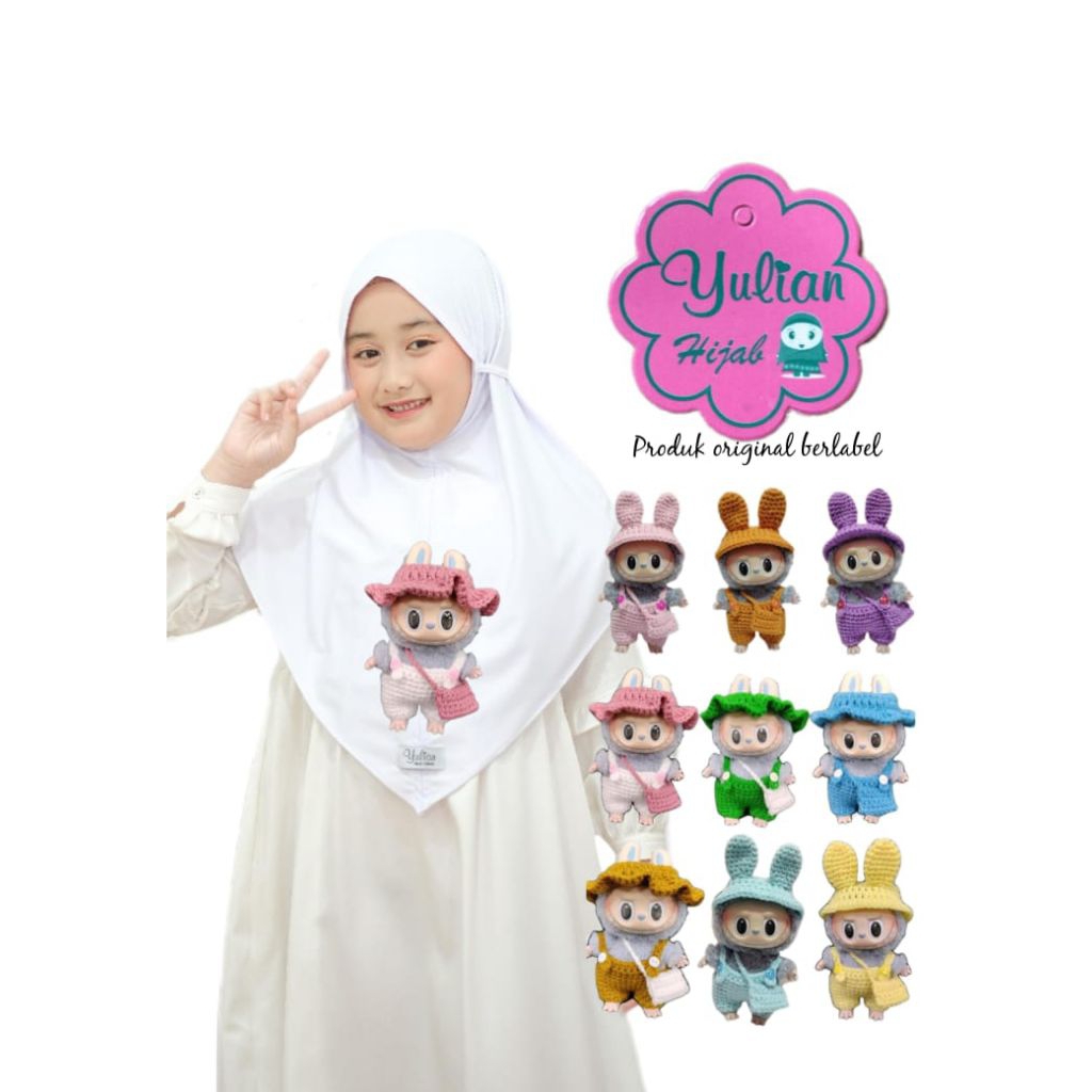 HIJAB KODE YULIAN C//HIJAB INSTAN ANAK//HIJAB ANAK