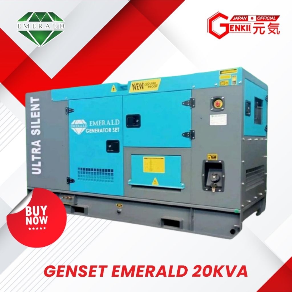 Genset 20KVA Emerald Ultra Silent