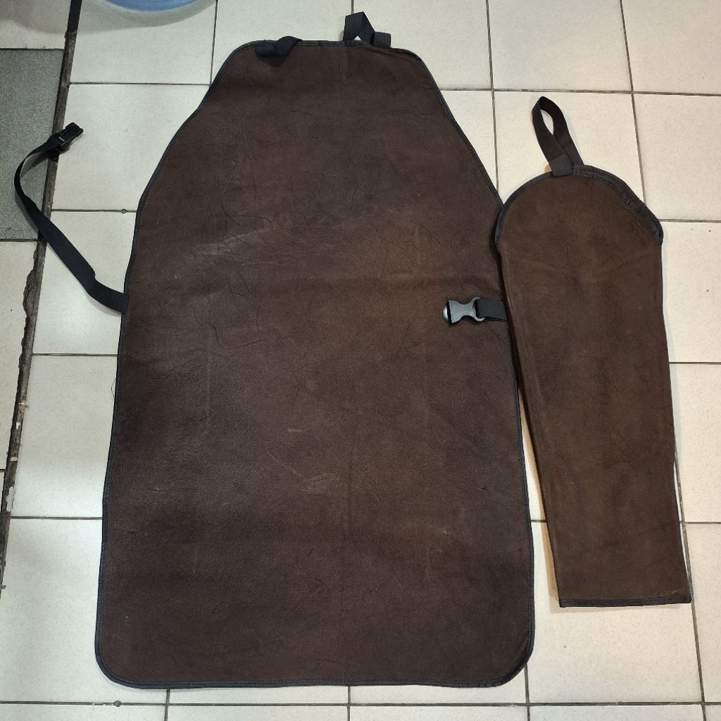 Apron Las Dada Lengan / Apron Safety Kulit Murah Promo