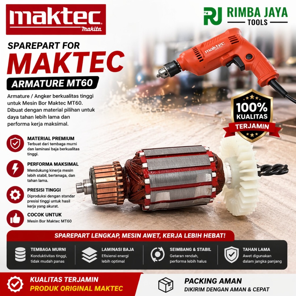 Armature MT90 Angker Gerinda Maktec