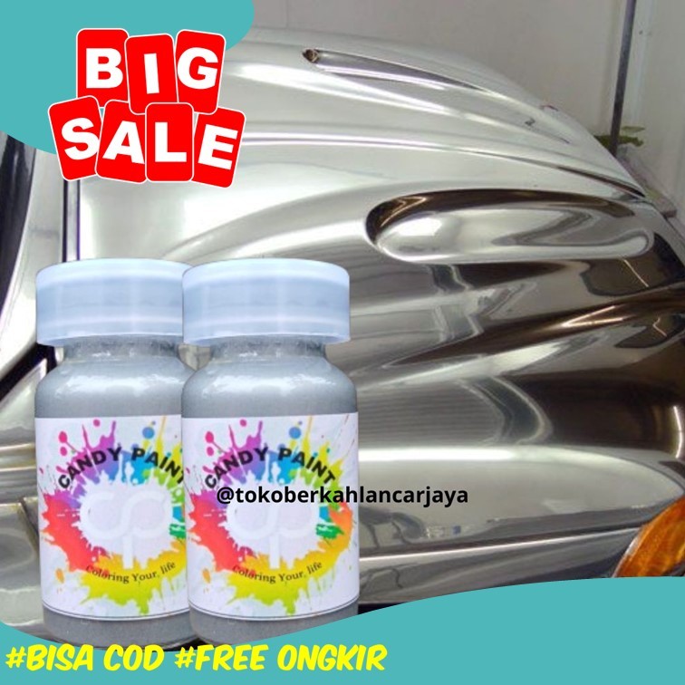 (SEMPROT) 12,5 ML CANDY PAINT PEWARNA LOGAM CHROME CAT PELAPIS LOGAM CHROME EFFECT