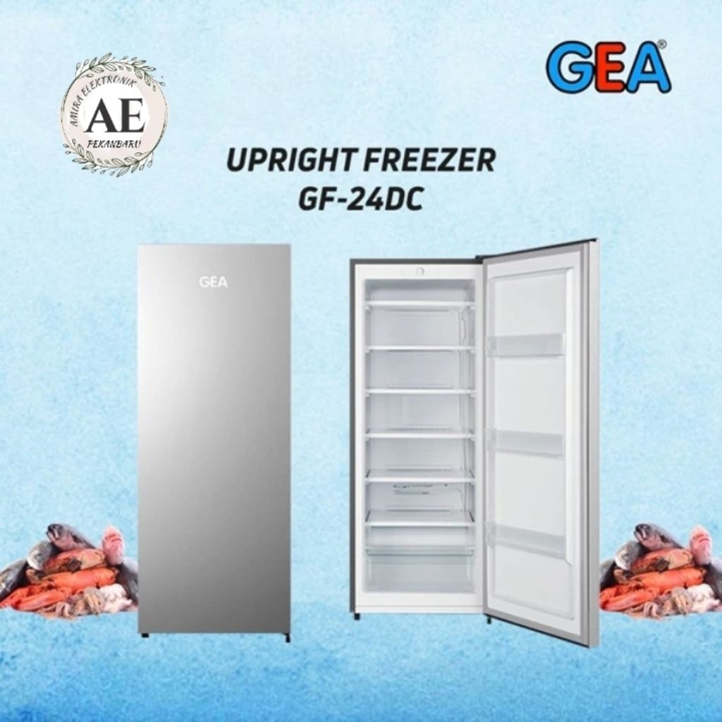 FREEZER STANDING GEA CF-24DC 6 RAK BERGARANSI RESMI