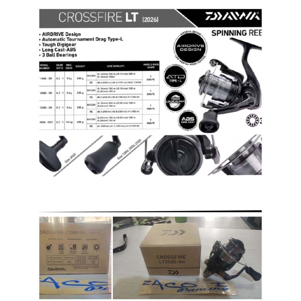 REEL DAIWA CROSSFIRE 2026