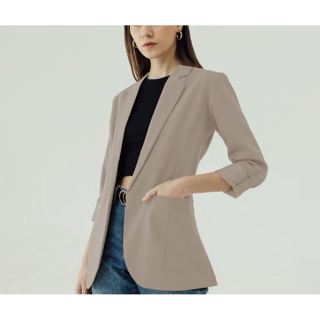 Jas Blazer Wanita Formal Slimfit / Blazer Casual Formal /  Blazer Kantor Wanita Korea Premium / Paka