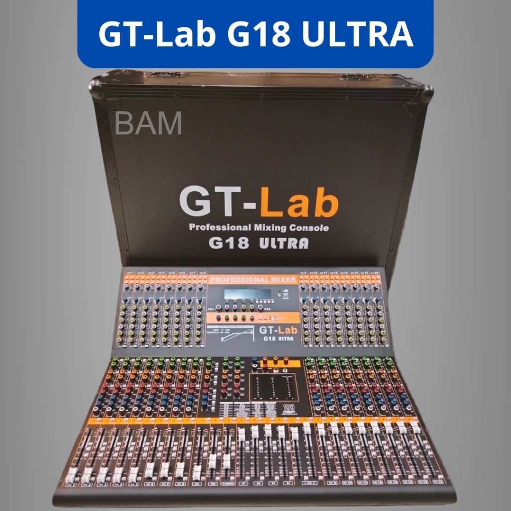 Mixer GT Lab G18 Ultra by RDW 18 Channel Free Hardcase