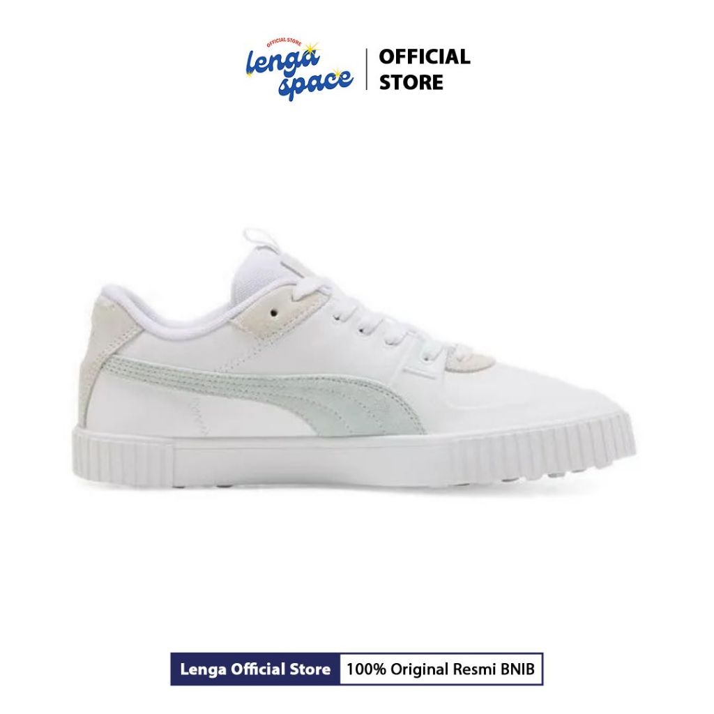 Sepatu Golf Wanita Cali G Shoes Women's - Puma White-Peaceful Blue (379212-06) Original