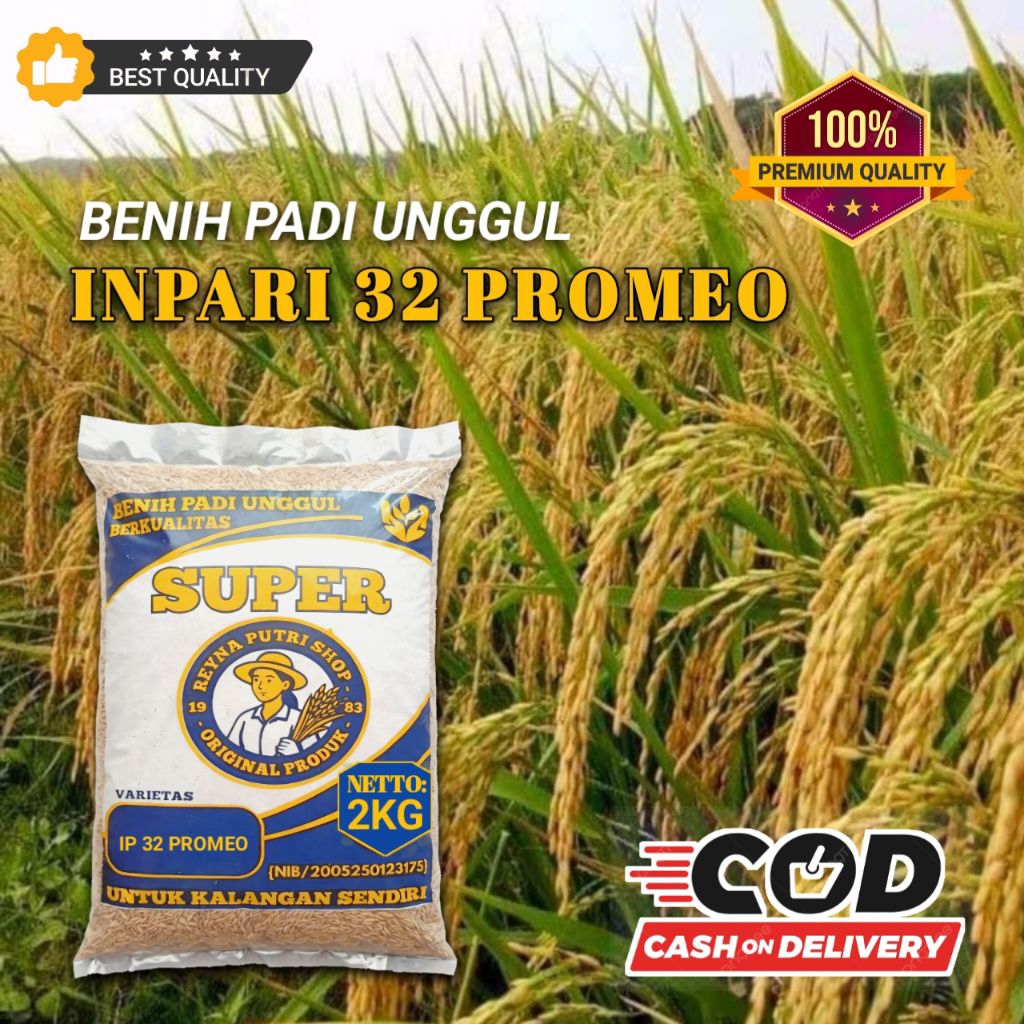 Benih padi inpari 32 promeo 2kg