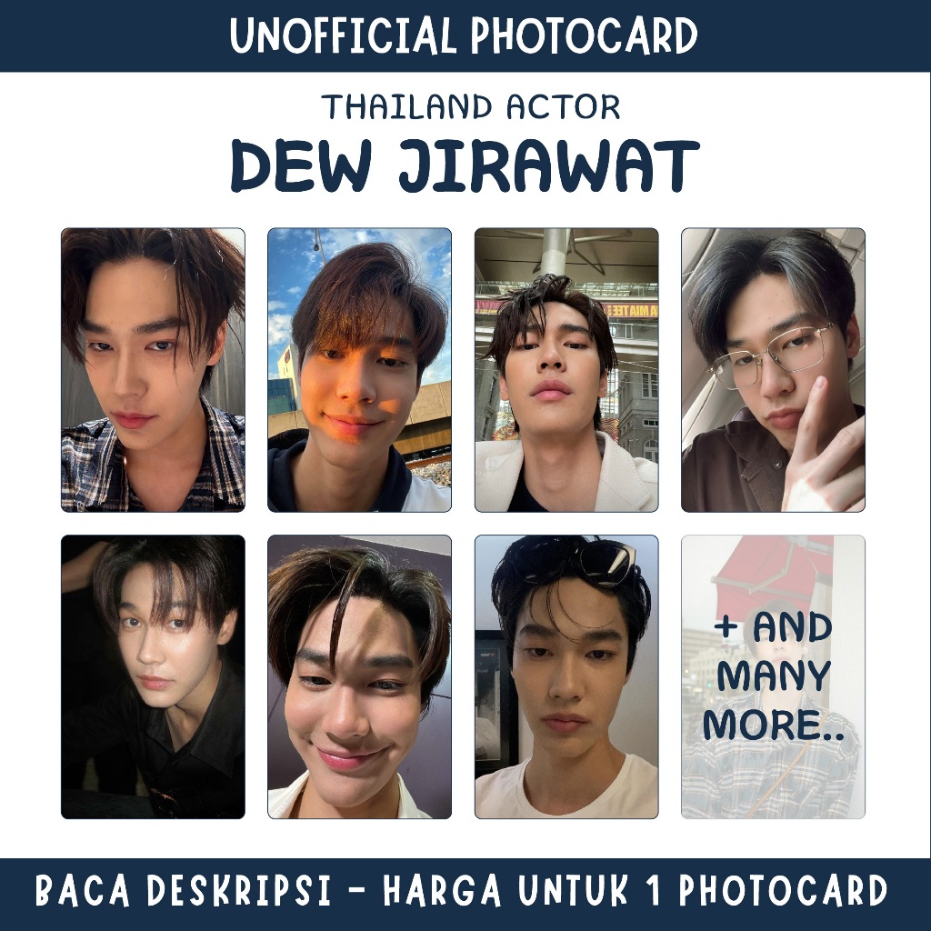 PHOTOCARD SELCA THAILAND ACTOR - DEW JIRAWAT