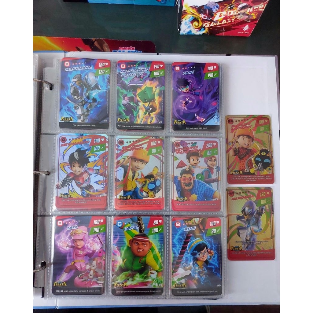 Monsta Galaxy Card - Pek Fiesta Indonesia 2024-2025 SET (mohon untuk membaca deskripsi)