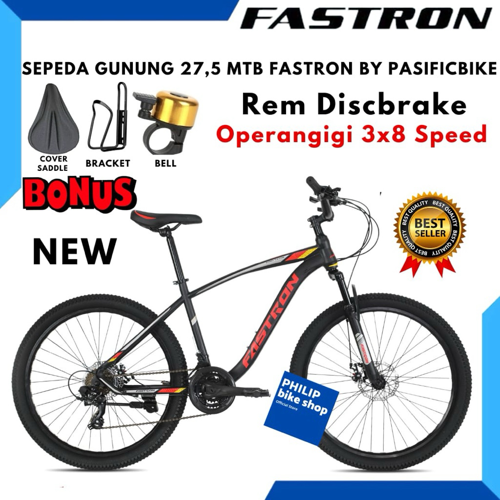 Sepeda Gunung 27.5 MTB FASTRON F-250 by Pacific terbaru