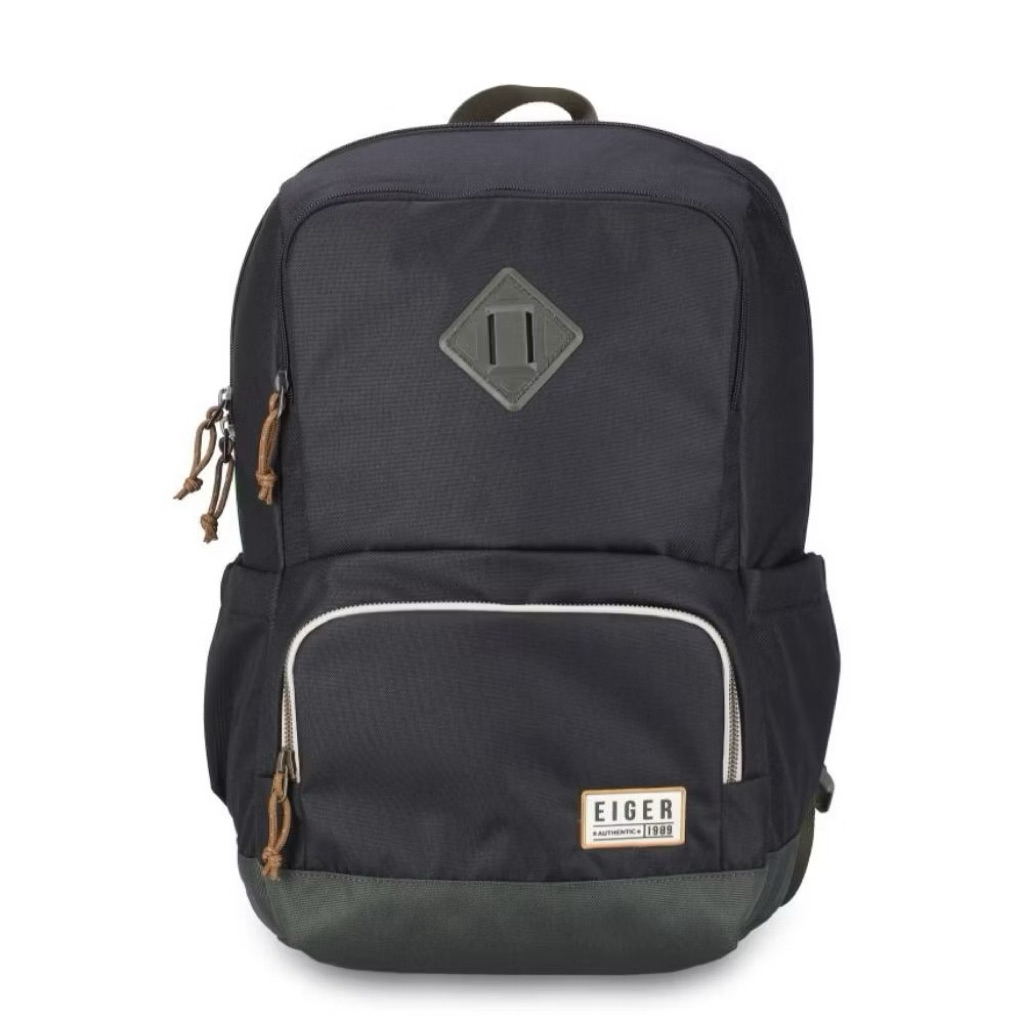 Tas Ransel Punggung Sekolah Eiger Classhall Backpack 20L Black Preloved Second