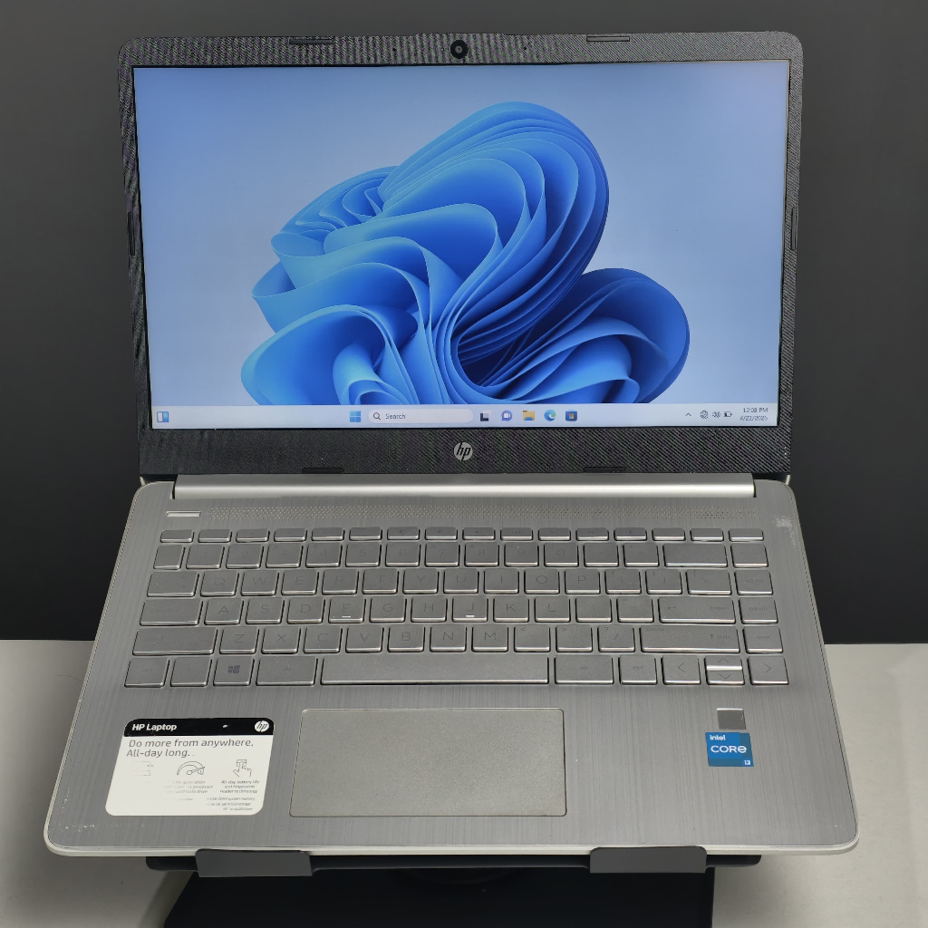 HP 14-dq2xxx Core i3-1115G4 Gen 11 Laptop Ringkas & Kencang untuk Kerja, Kuliah & Multitasking, RAM 