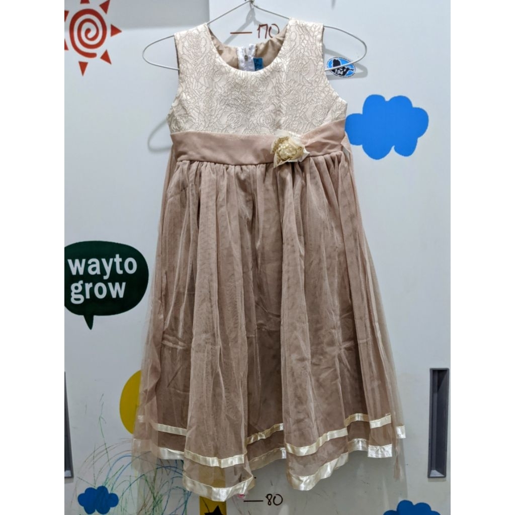 Dress baju pesta anak perempuan preloved