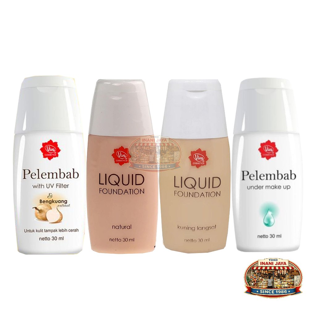 Viva Liquid Pelembab & Foundation 30ml - Alas Bedak