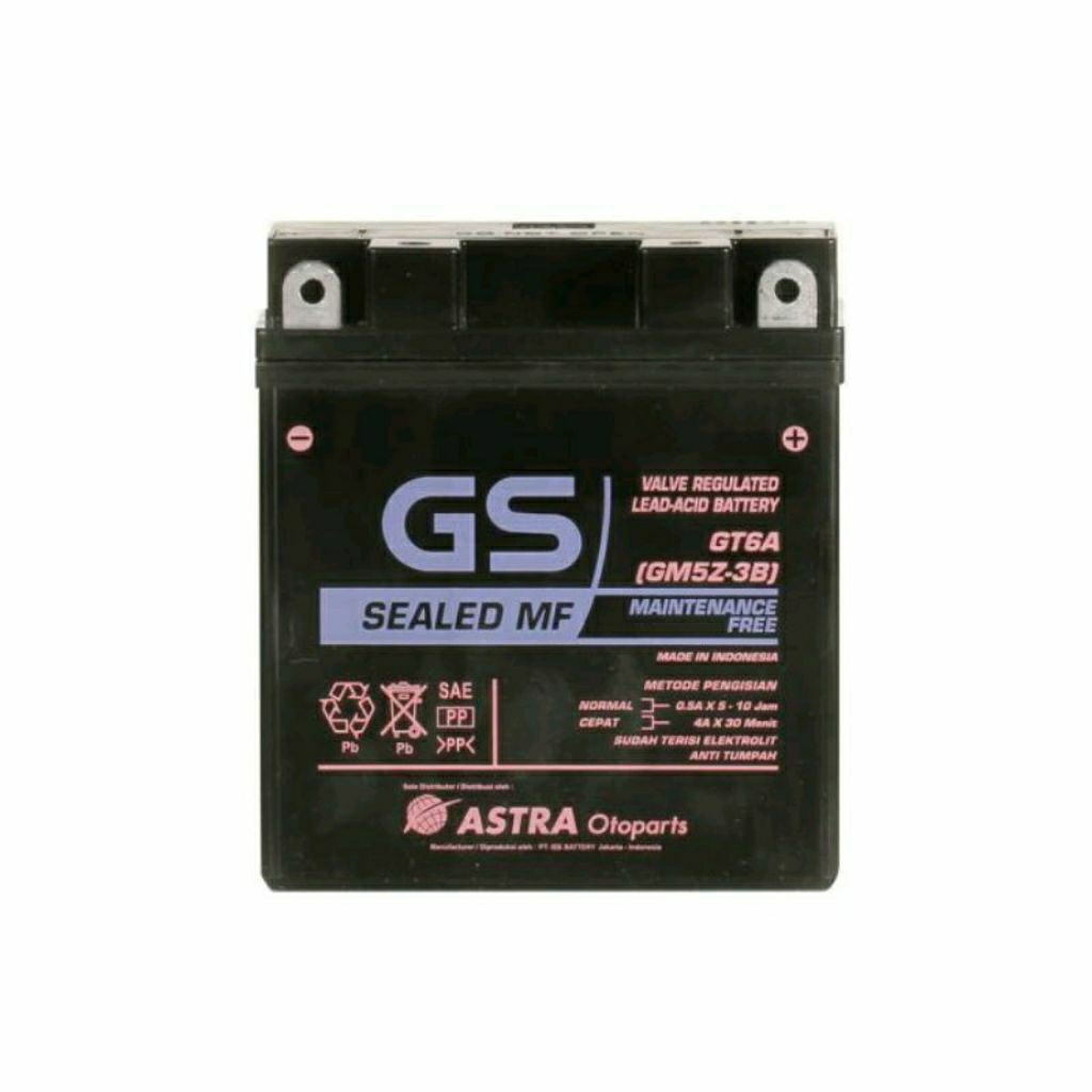 Aki acu GM5Z GS astra otoparts original cocok untuk mio karbu Jupiter z vega r zr grand supra