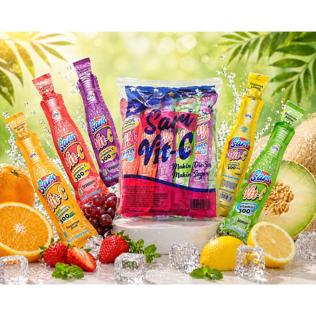 Sari Vit C minuman buah segar/ minuman Sari Pati Abadi dengan Vit C/cemilan sehat/ minuman segar