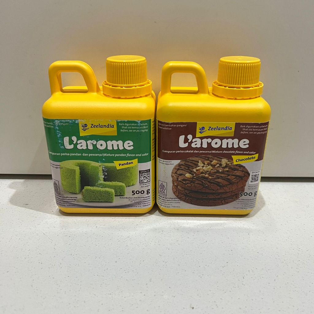 Larome Perisa Cokelat & Larome Perisa Pandan 500 gr
