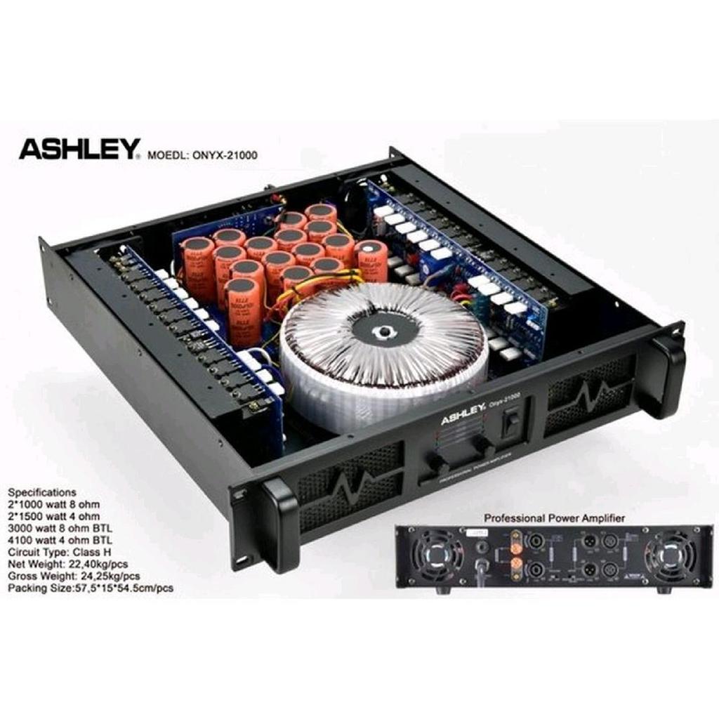 POWER AMPLIFIER ASHLEY ONYX21000 / ONYX 21000 ORIGINAL