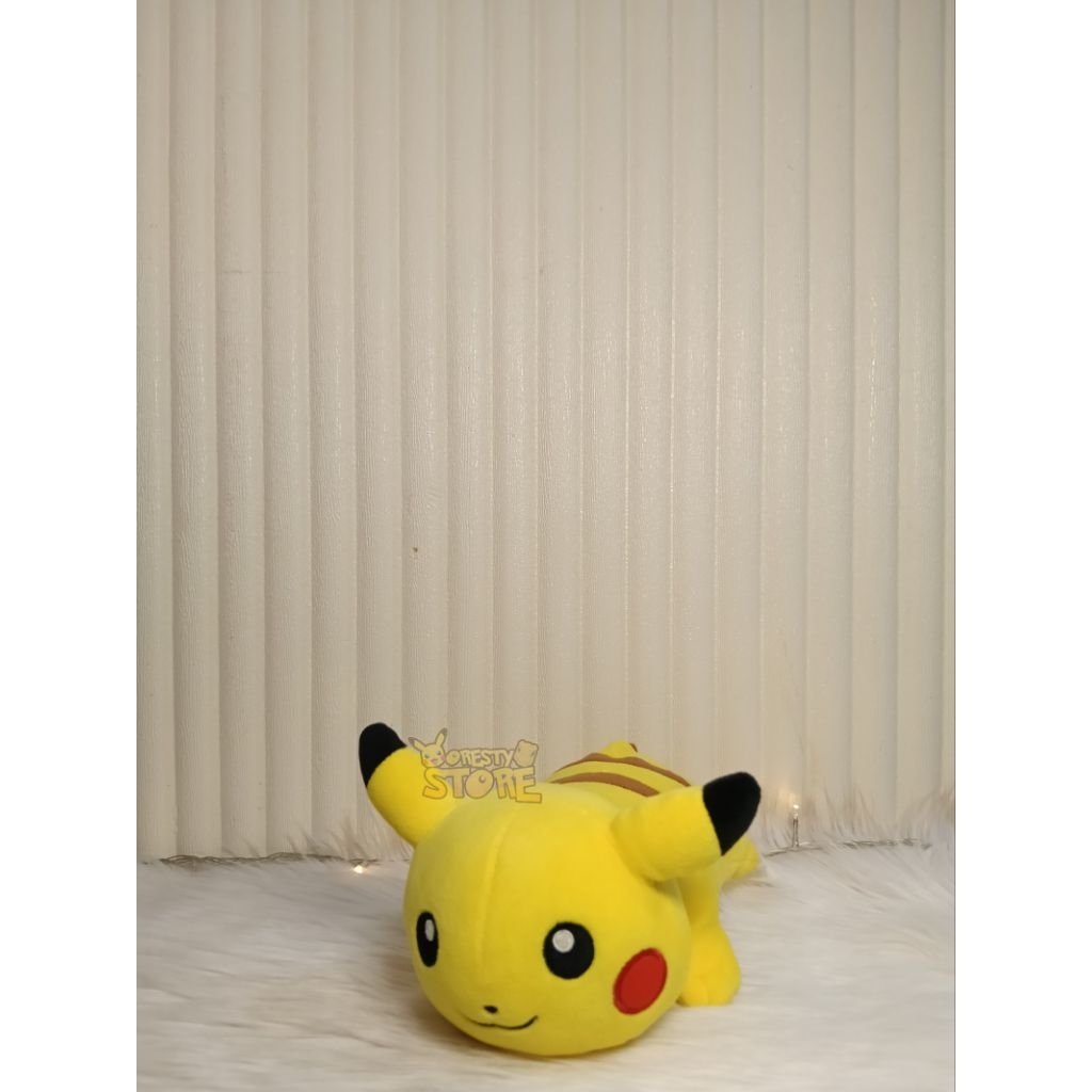 Boneka Pokemon Laying Pikachu - Pokemon by Aoger