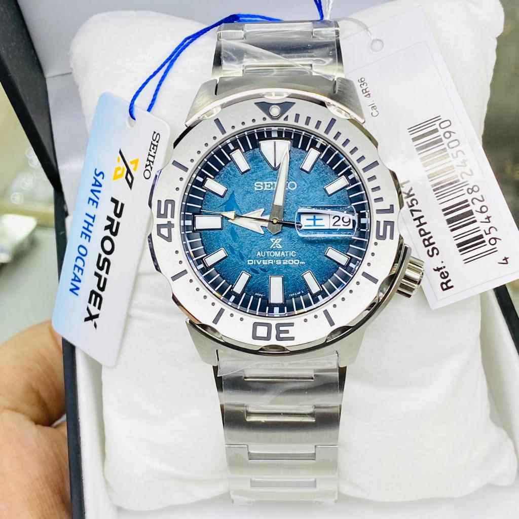 JAM TANGAN PRIA SEIKO PROSPEX SRPH75K1 SRPH75 SAVE THE OCEAN ORIGINAL