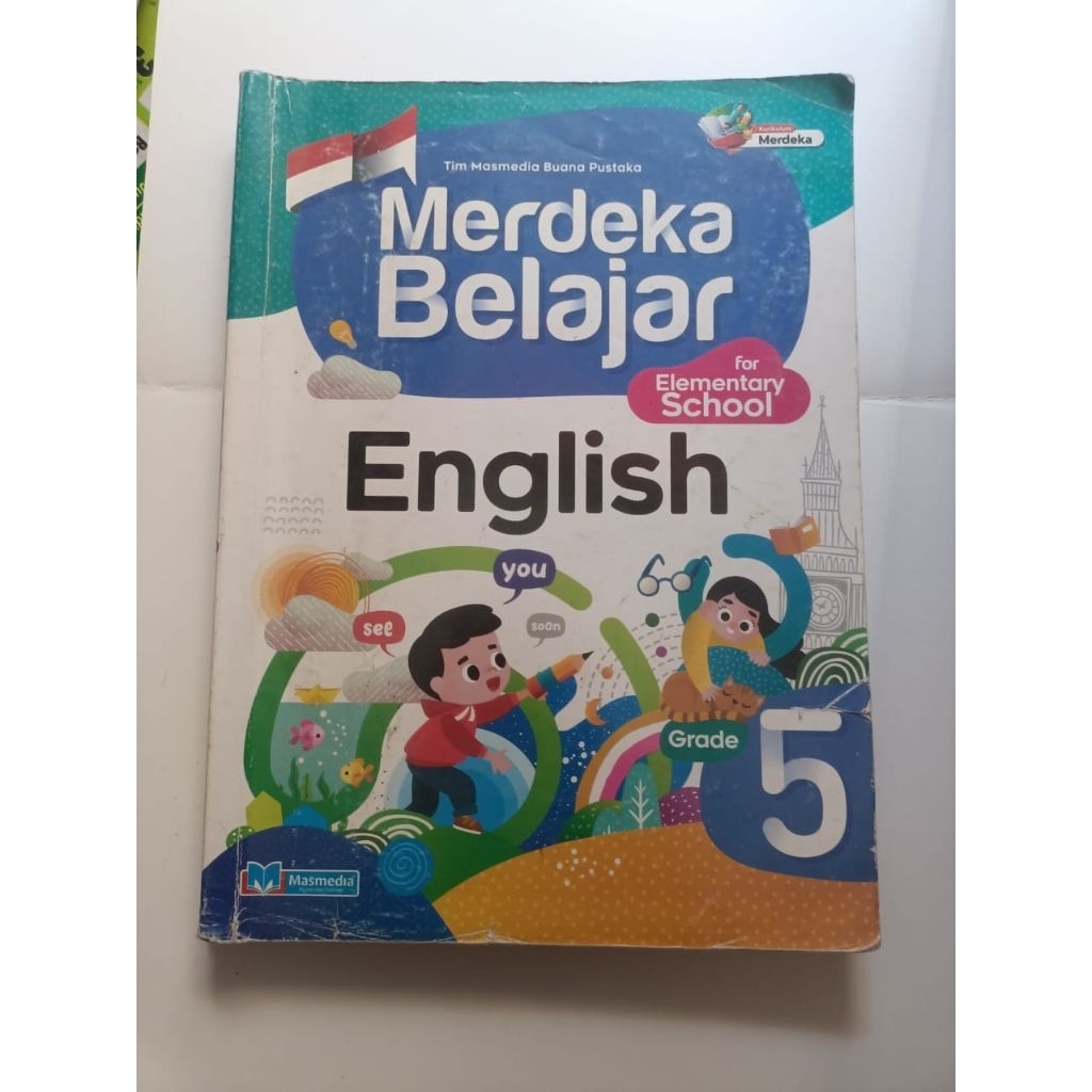 buku English kelas 5 SD penerbit masmedia kurikulum merdeka