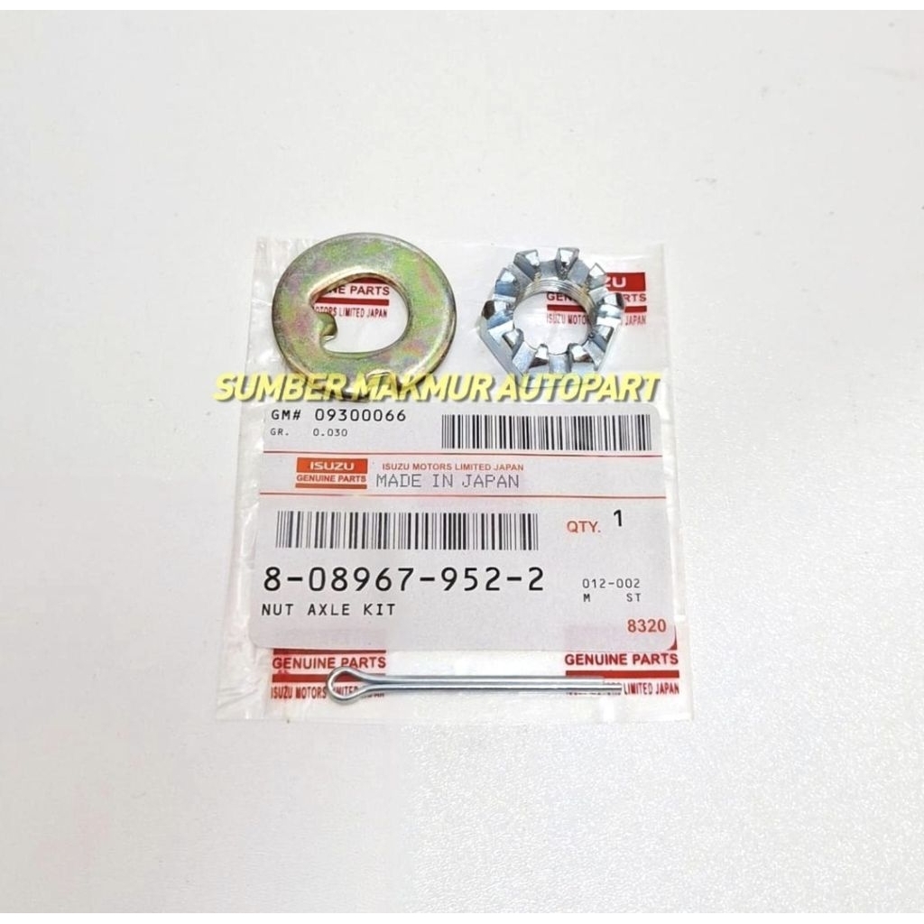 NUT AXLE KIT MUR RODA DEPAN ISUZU PANTHER 2.3 2.5 8-08967 952-2