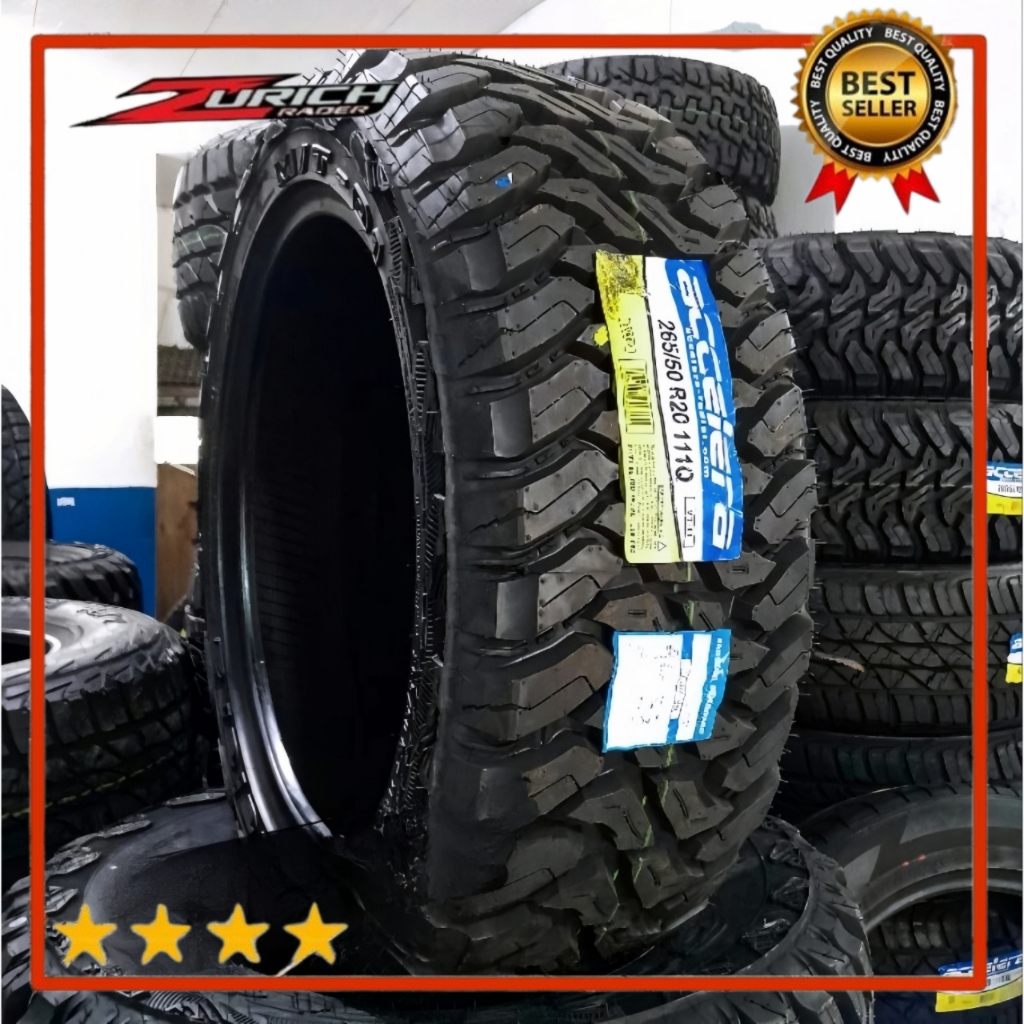 Ban Mobil 265 50 R20 Merek Accelera Mt01 Ukuran 265/50 R20 Mud Terrain