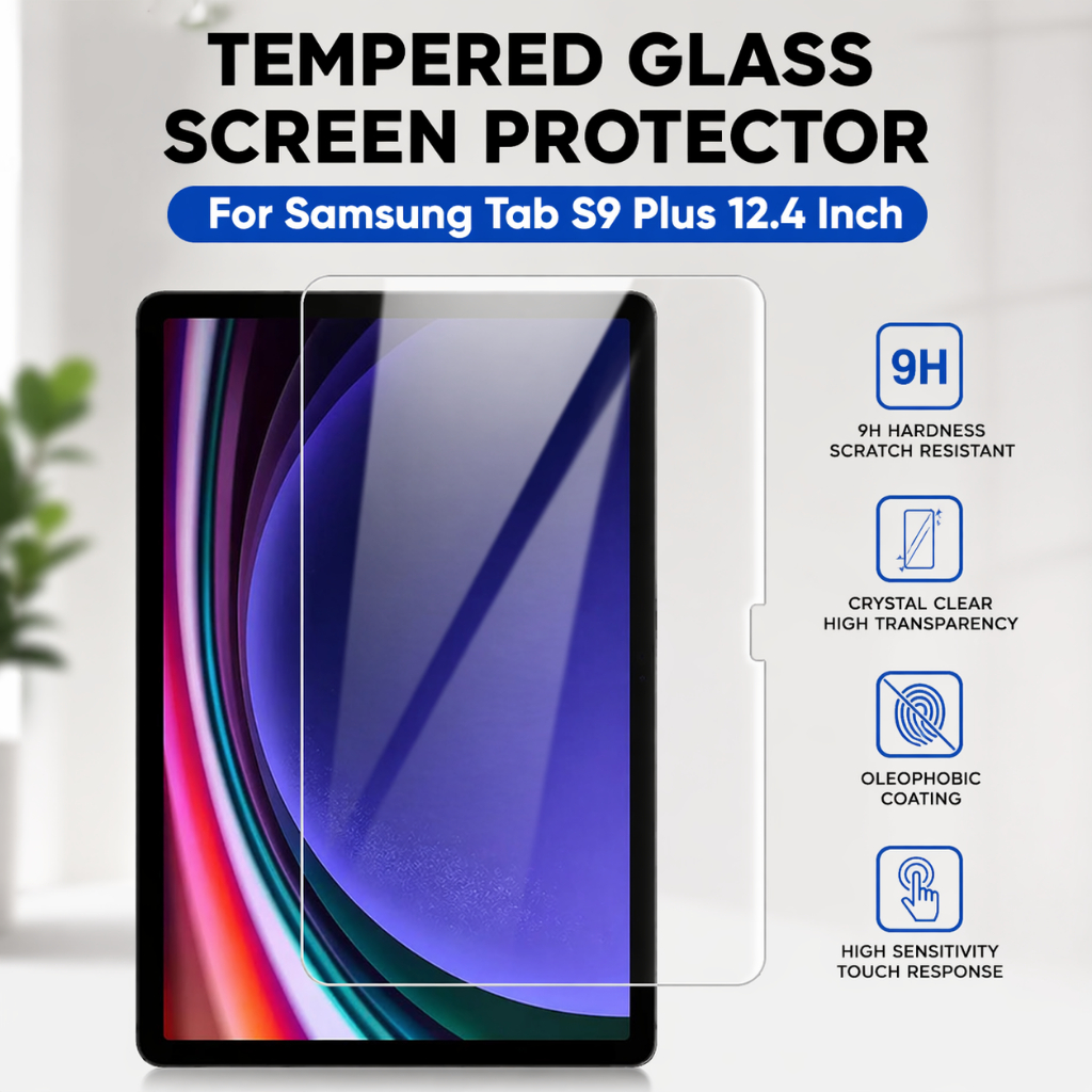Antigores Samsung Tab S9 Plus 12.4"inch 2023  anti gores samsung tab s9 plus / tempered glass samsun