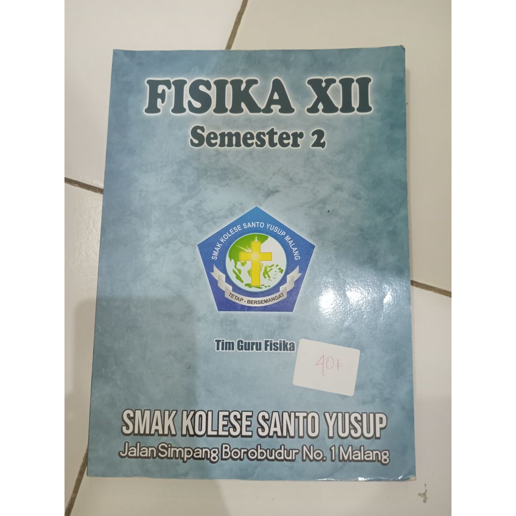BUKU FISIKA XII - SMAK KOLESE SANTO YUSUP