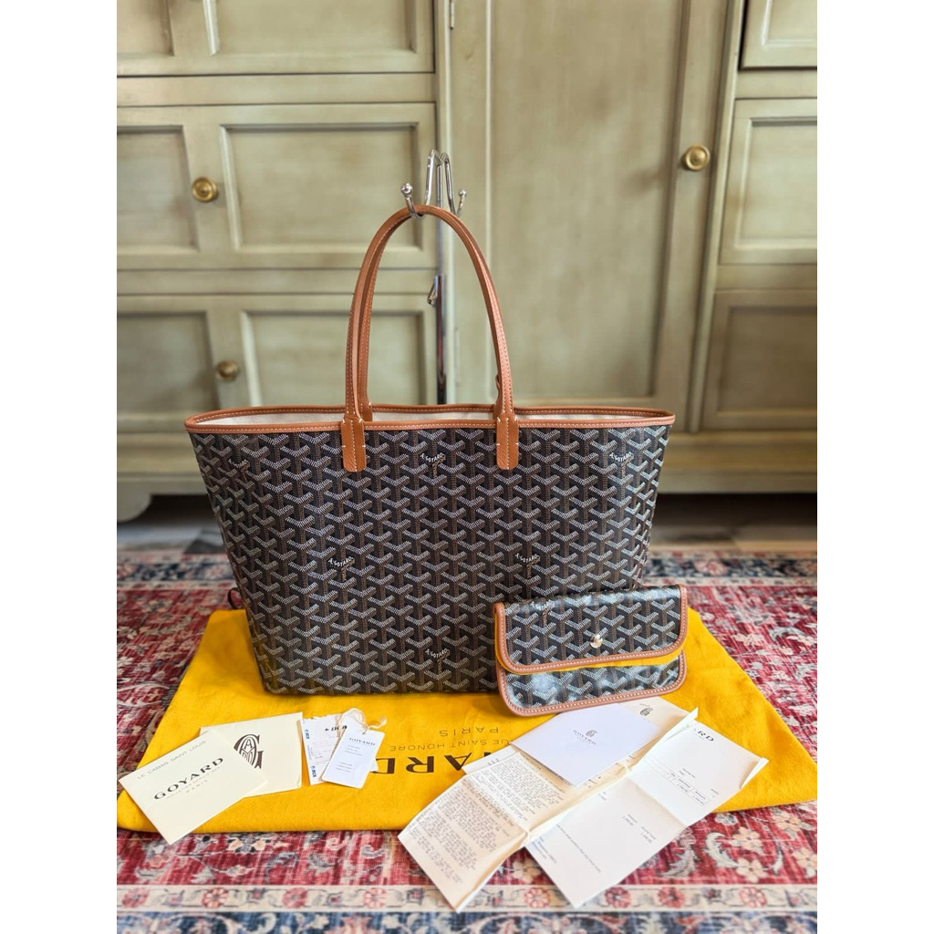 Goyard st louis tan complete set rec