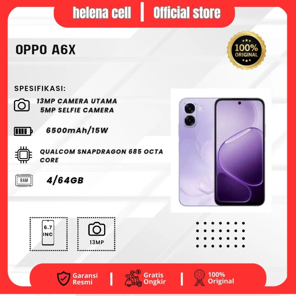 Oppo A6X Ram 4/64GB