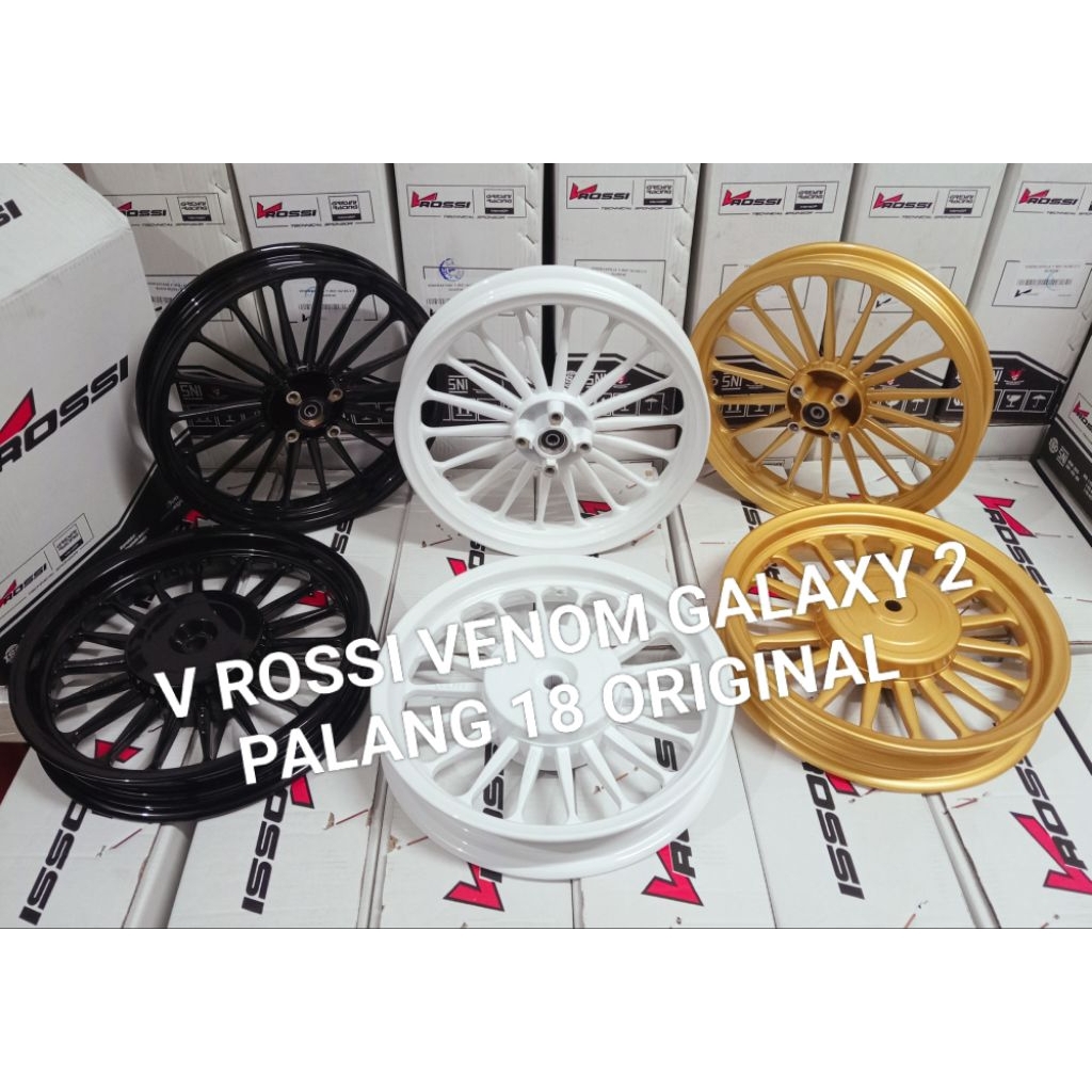 VELG/PELAK RACING V ROSSI VENOM GALAXY 2 PALANG 18 MODEL DYT BEAT FI SCOOPY FI BEAT KARBU SCOOPY KAR