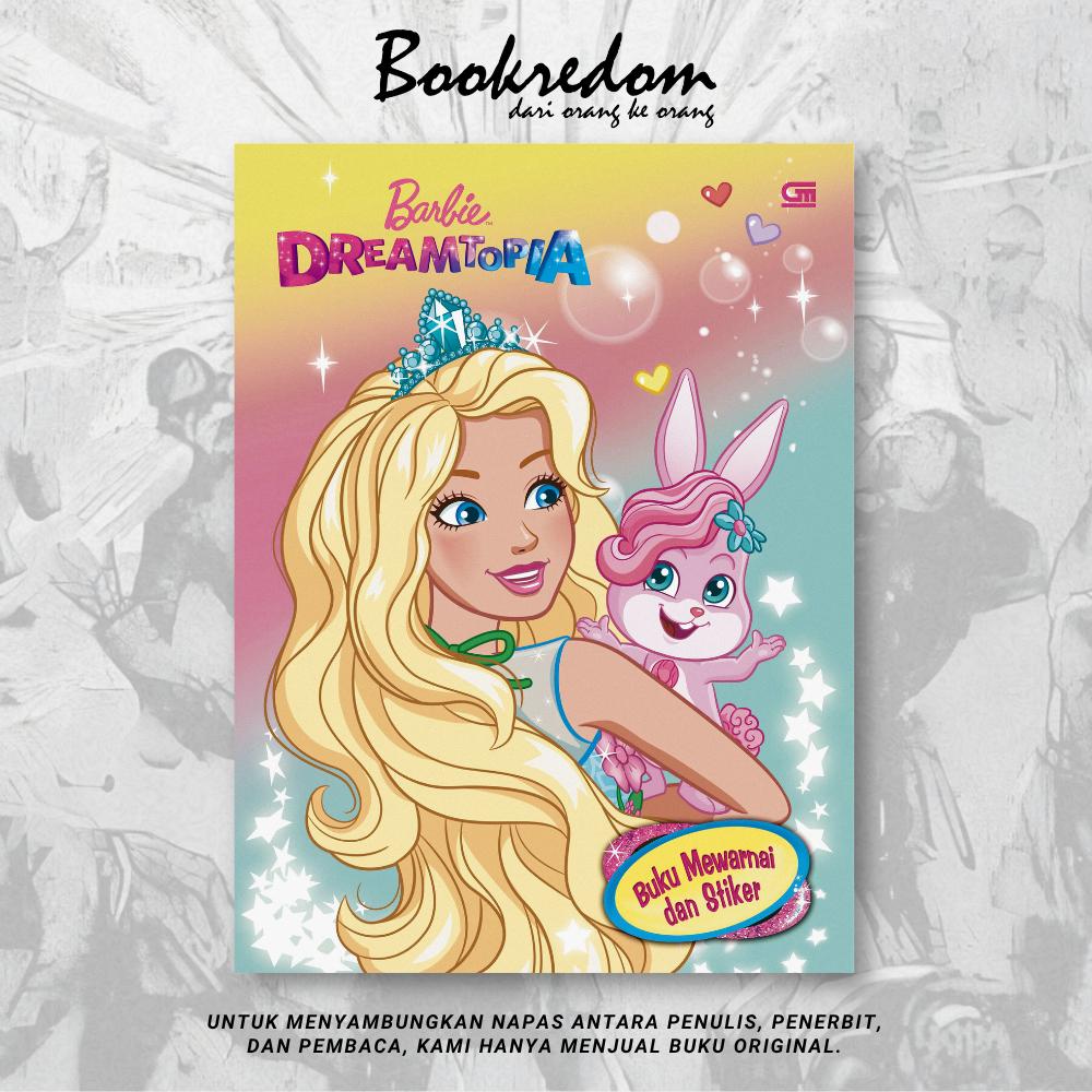 Barbie Dreamtopia: Buku Mewarnai dan Stiker
